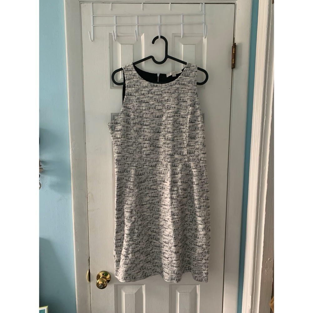 Black & White Tweed Dress